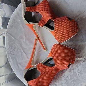 Paper Fox shoes platform heels